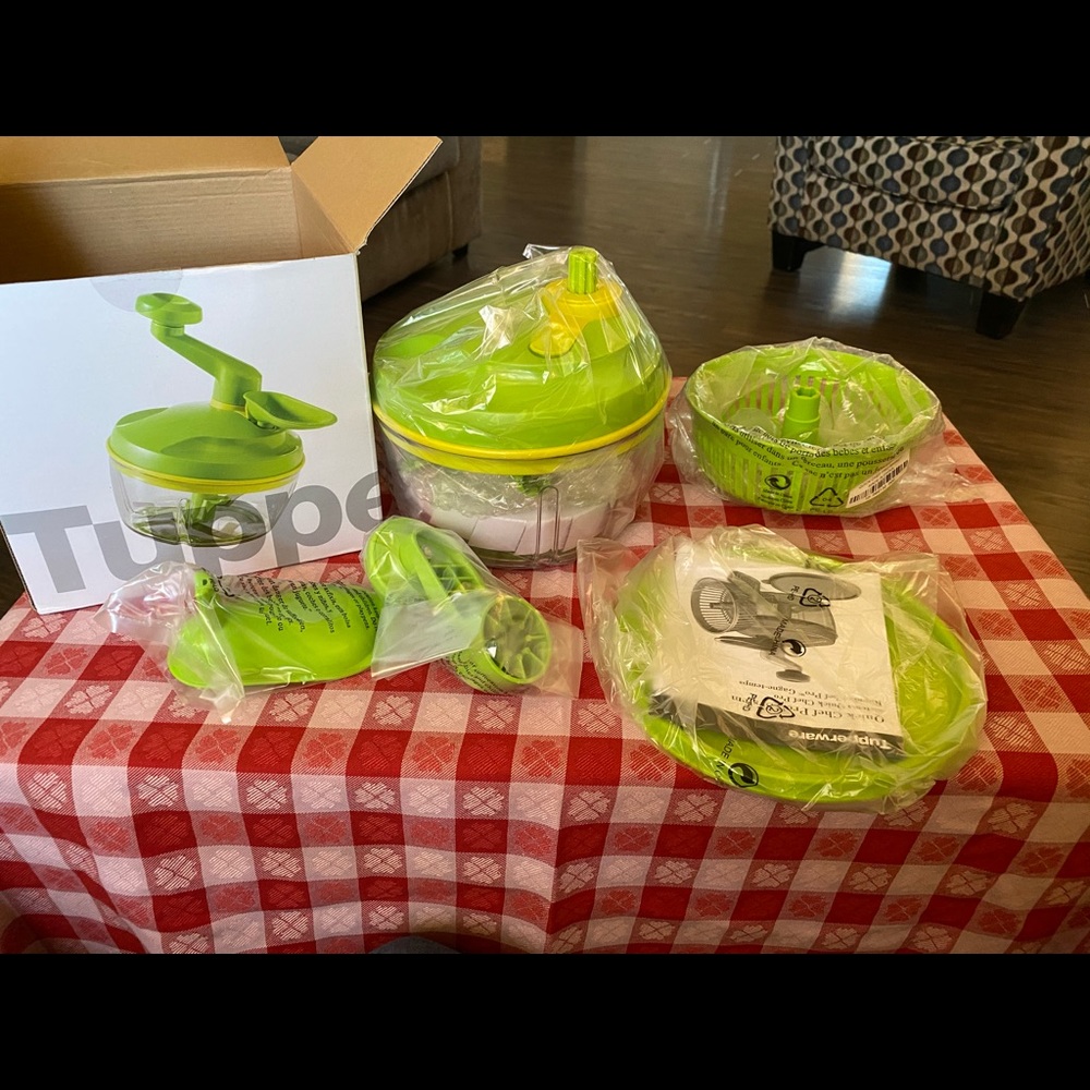Tupperware Quick Chef Pro System manual food chopper